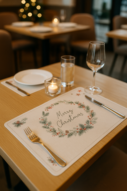 Božićni podmetač Merry Christmas 43×28 cm 🎄