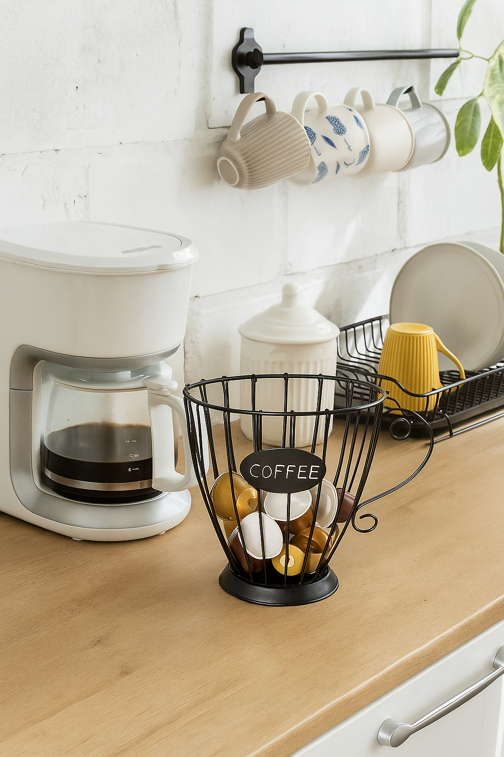 Stalak za kapsule ☕ Metalna šalica 19cm