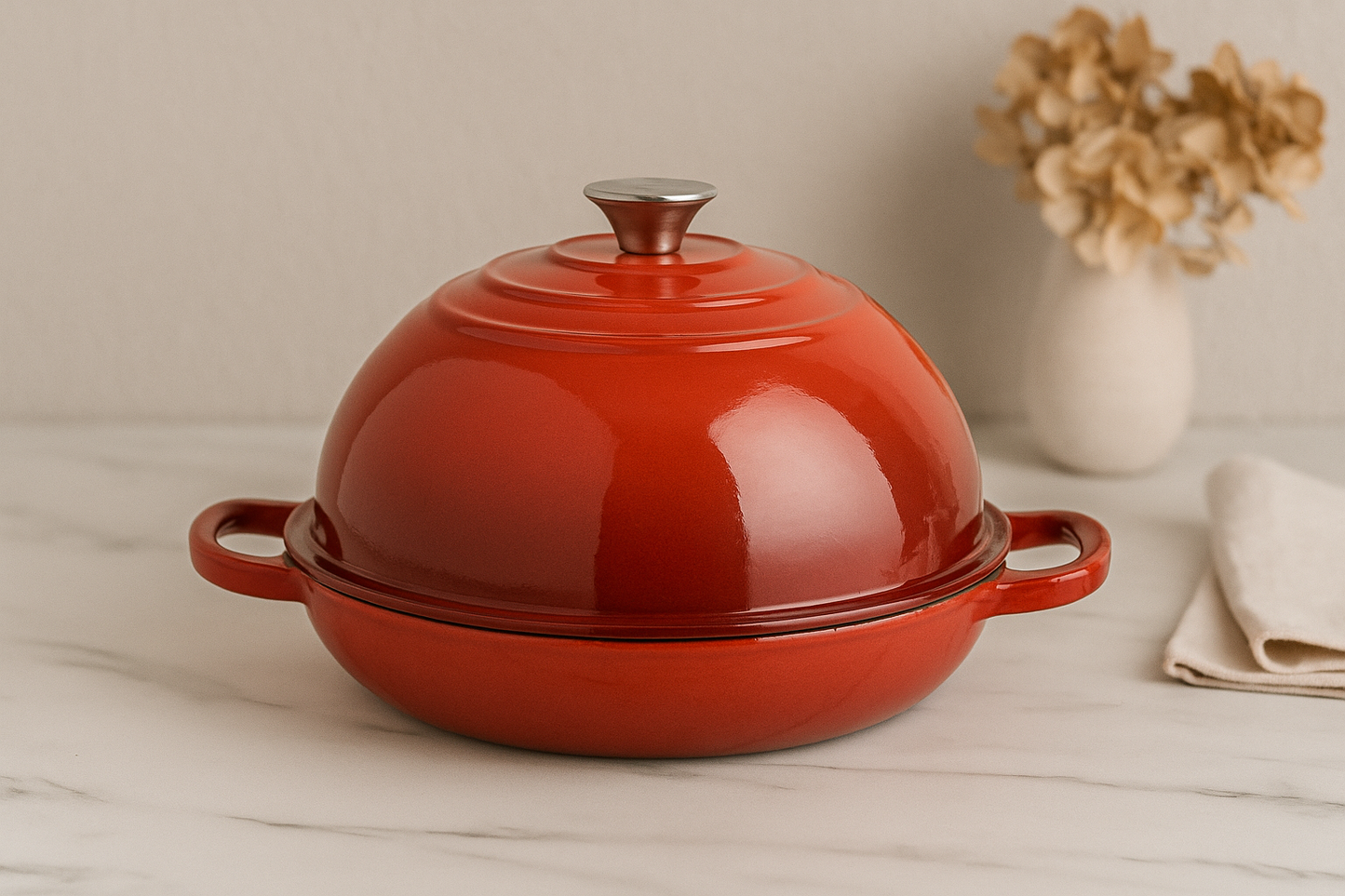 Lijevanoželjezni pekač za kruh 26×26 cm – RODELUXE 🔥