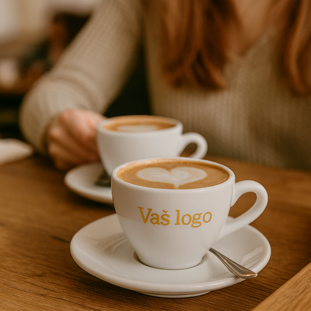 ☕ Personalizirane šalice s logom – 50 kom