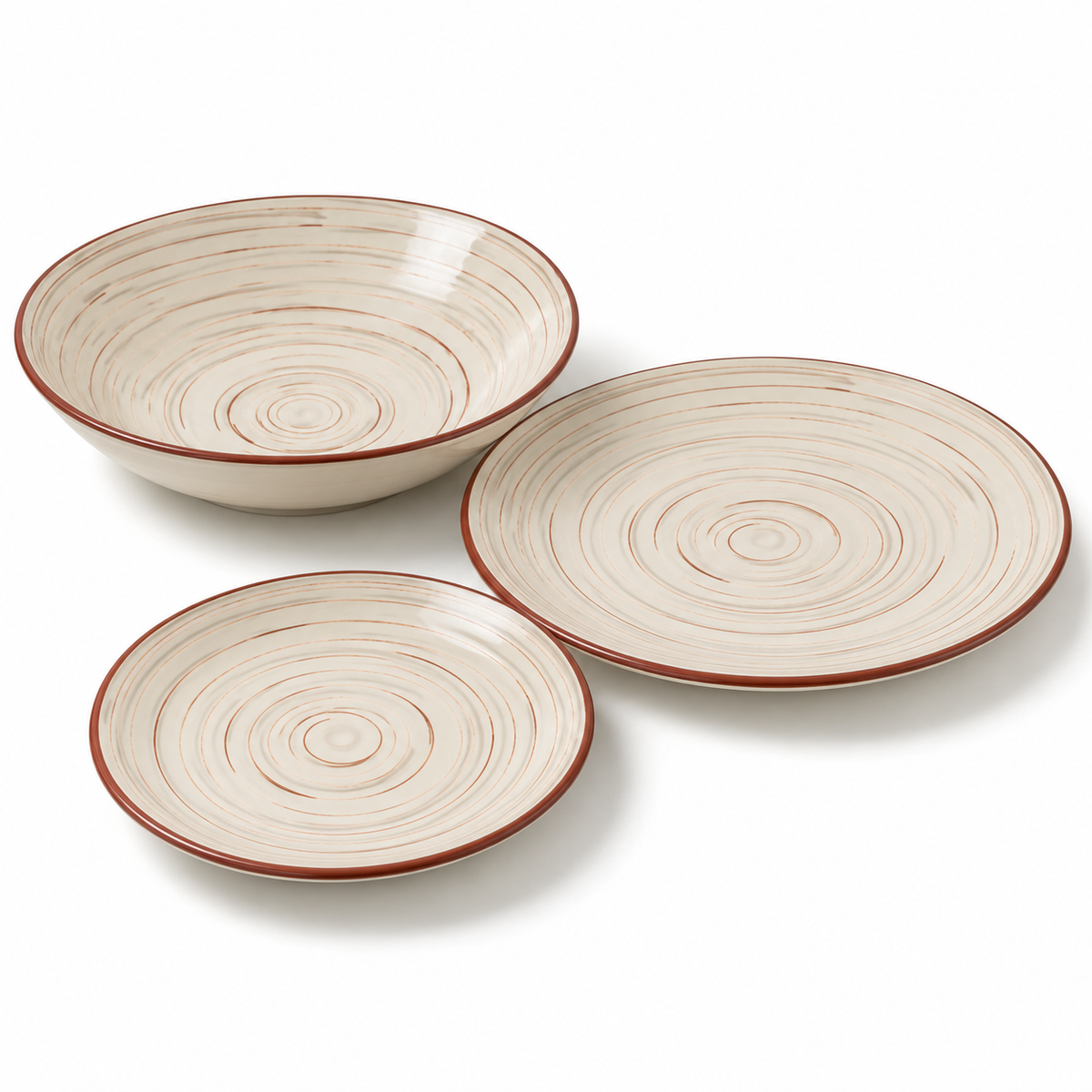 Set 18 tanjura NIDA Beige