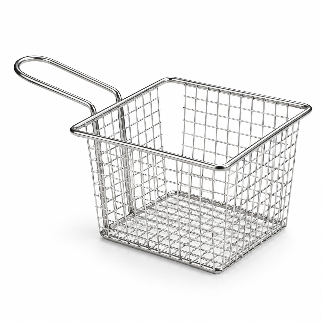 Mini košarica inox za krumpiriće 13x13cm