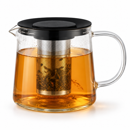 Čajnik s infuzerom od stakla 1 L – KINGHOFF 🍵