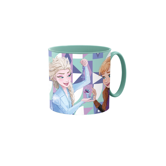 Disney Frozen šalica, Frozen micro mug, dječja šalica Frozen, šalica za djecu Disney, šalica za mikrovalnu, plastična šalica BPA free, šalica 265 ml, Elsa Anna šalica, Frozen oprema za djecu, Disney šalica Španjolska.
