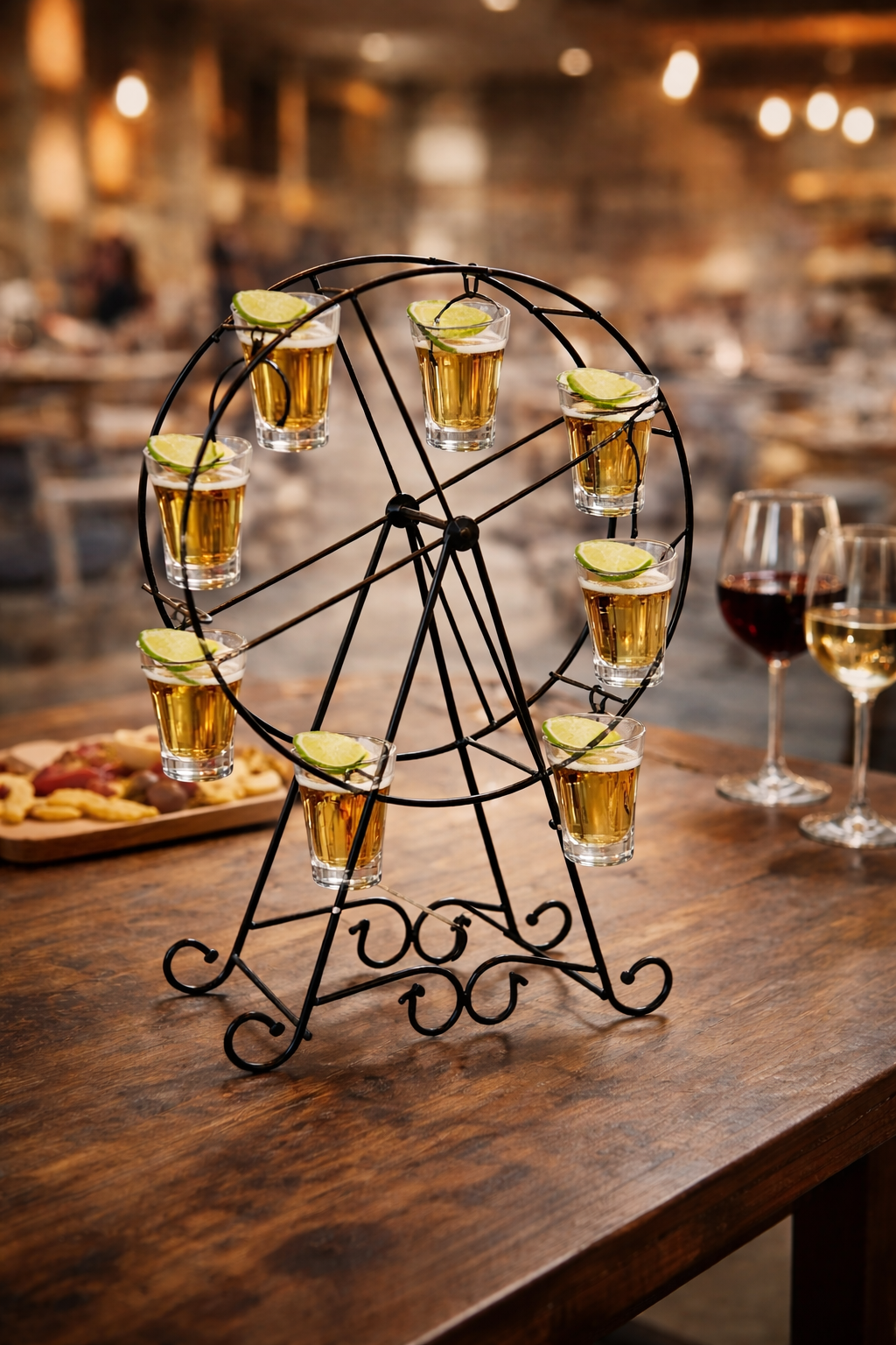 Etažer za degustacije 50cm – Kotač 🍸