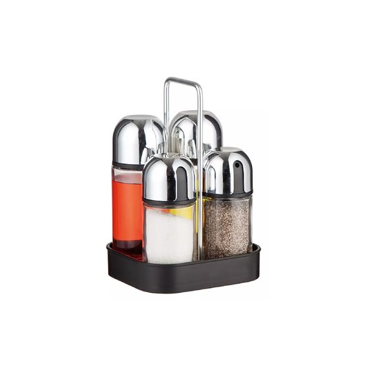 Set za ulje, ocat, sol i papar inox KH-1647