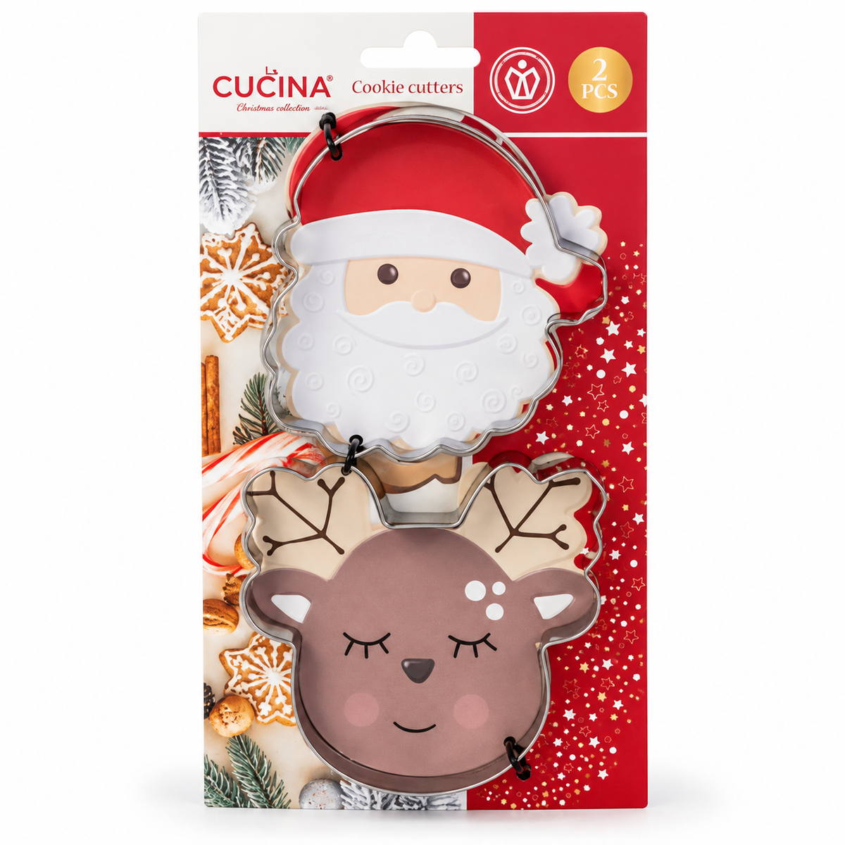 Božićni kalupi za kekse – set 2 kom