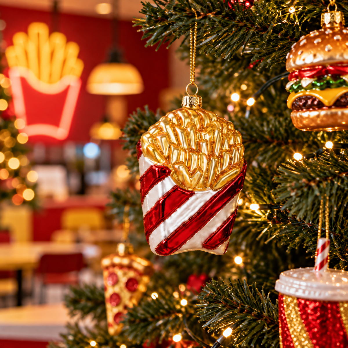 Božićni ukras - Krumpirići 🍟🎄