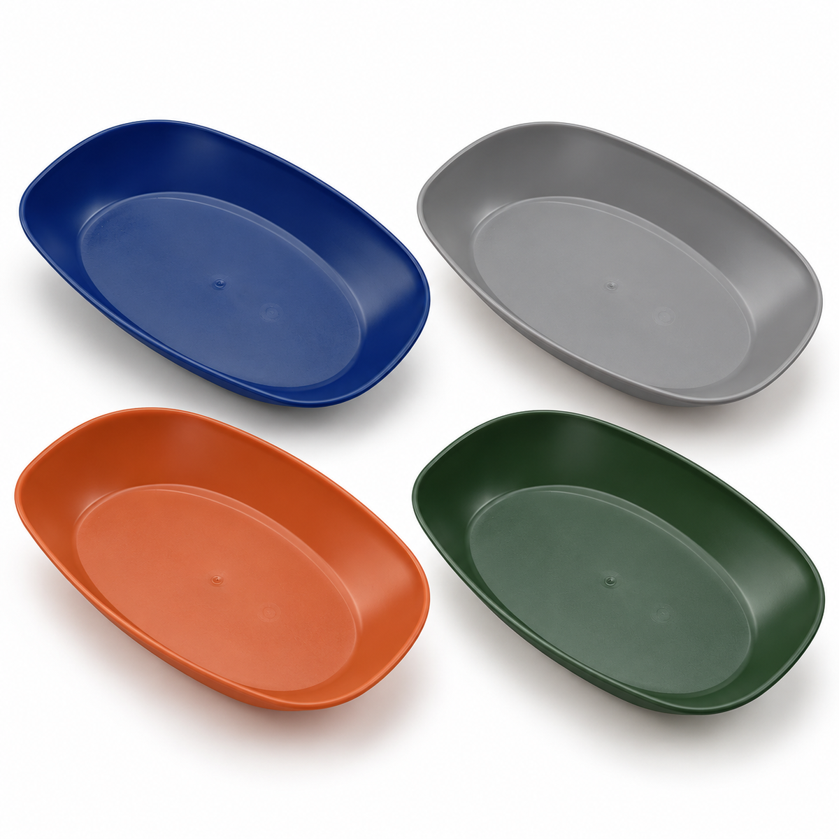 Ovalna plastična zdjela – 4 boje