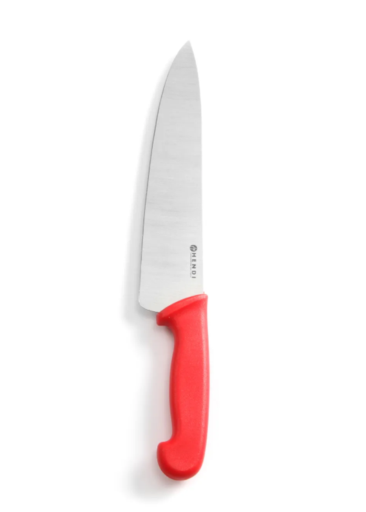 HACCP nož, chef’s nož, kuhinjski nož 24 cm, profesionalni nož 24 cm, Hendi nož, nož za meso, nož za povrće, nož za kuhare, kuhinjski pribor HACCP, HACCP pribor, nož u boji HACCP, crveni nož HACCP, zeleni nož HACCP, plavi nož HACCP, ugostiteljski nož, nož za restorane, nož za hotele, kuhinjski nož Hrvatska, HACCP nož Split, HACCP nož Zagreb, HACCP nož Rijeka, HACCP nož Osijek, kuhinjski alat HACCP, kuhinjski nož ugostiteljstvo, nož protiv kontaminacije, profesionalni kuhinjski pribor, nož od nehrđajućeg čeli