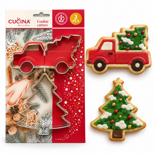 Božićni kalupi za kekse – set 2 kom