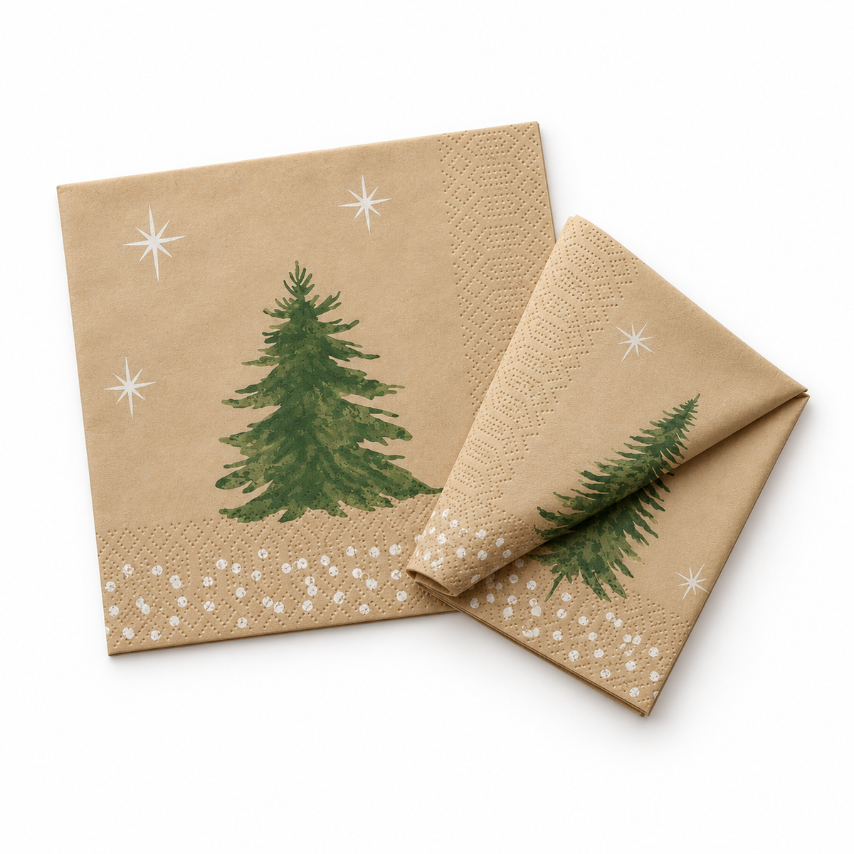 Duni salvete, Duni Humble Trees, božićne salvete, troslojne salvete, 3-slojne salvete, papirnate salvete 24x24 cm, salvete 250 komada, salvete za restoran, salvete za kafić, ugostiteljske salvete, božićne papirnate salvete, adventske salvete, salvete s božićnim drvcem, zelene božićne salvete, kraft salvete, eco brown salvete, FSC salvete, tissue salvete, salvete za catering, salvete za hotel, salvete za bar, salvete za slastičarnicu, salvete za božićni stol, dekorativne salvete, blagdanske salvete, salvete 