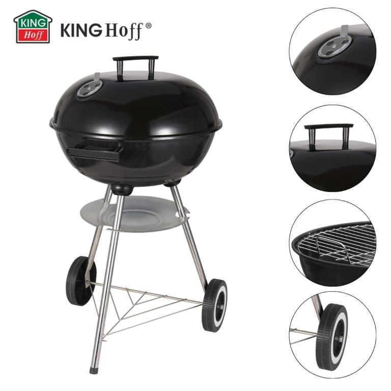 Kinghoff KH-2033, Kinghoff roštilj, roštilj na ugljen, vrtni roštilj, BBQ roštilj, roštilj s poklopcem, roštilj 41 cm, roštilj s kotačima, okrugli roštilj, čelični roštilj, crni roštilj, roštilj za vrt, roštilj za terasu, roštilj za dvorište, roštilj za vikendicu, roštilj za apartmane, roštilj za kamp, roštilj za kuću za odmor, roštilj za Dalmaciju, roštilj za Split, oprema za apartmane, oprema za iznajmljivače, roštilj za sezonu, roštilj za meso, roštilj za ćevape, roštilj za povrće, roštilj za ribu, BBQ o