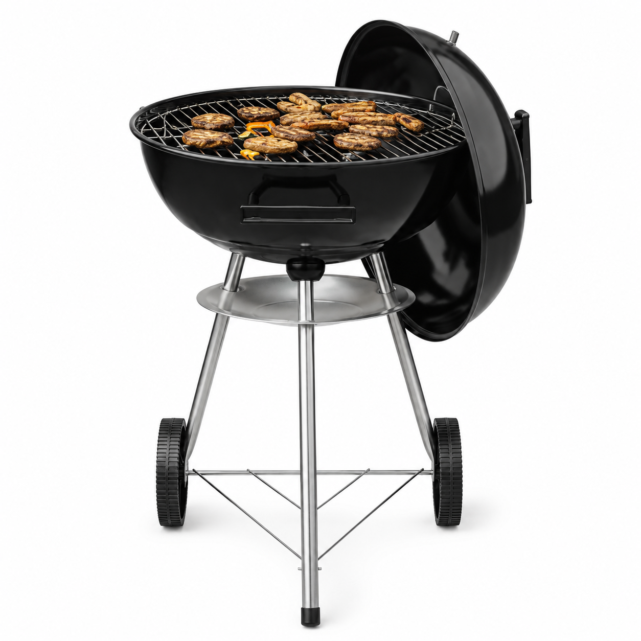 Kinghoff KH-2033, Kinghoff roštilj, roštilj na ugljen, vrtni roštilj, BBQ roštilj, roštilj s poklopcem, roštilj 41 cm, roštilj s kotačima, okrugli roštilj, čelični roštilj, crni roštilj, roštilj za vrt, roštilj za terasu, roštilj za dvorište, roštilj za vikendicu, roštilj za apartmane, roštilj za kamp, roštilj za kuću za odmor, roštilj za Dalmaciju, roštilj za Split, oprema za apartmane, oprema za iznajmljivače, roštilj za sezonu, roštilj za meso, roštilj za ćevape, roštilj za povrće, roštilj za ribu, BBQ o