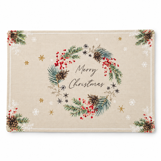 Božićni podmetač Merry Christmas 43×28 cm 🎄
