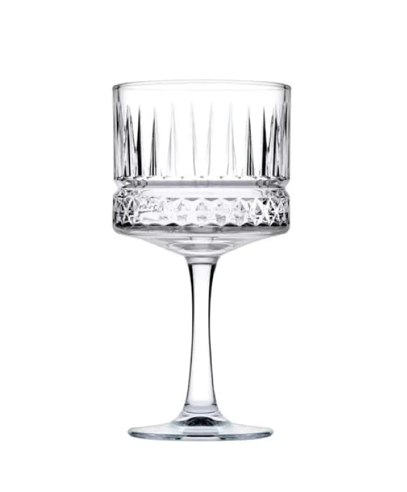 Pasabahce Elysia Gin &amp; Tonic čaše 4/1 za gin tonic i koktele. Elegantne reljefne čaše za barove, restorane, hotele i profesionalno ugostiteljstvo.