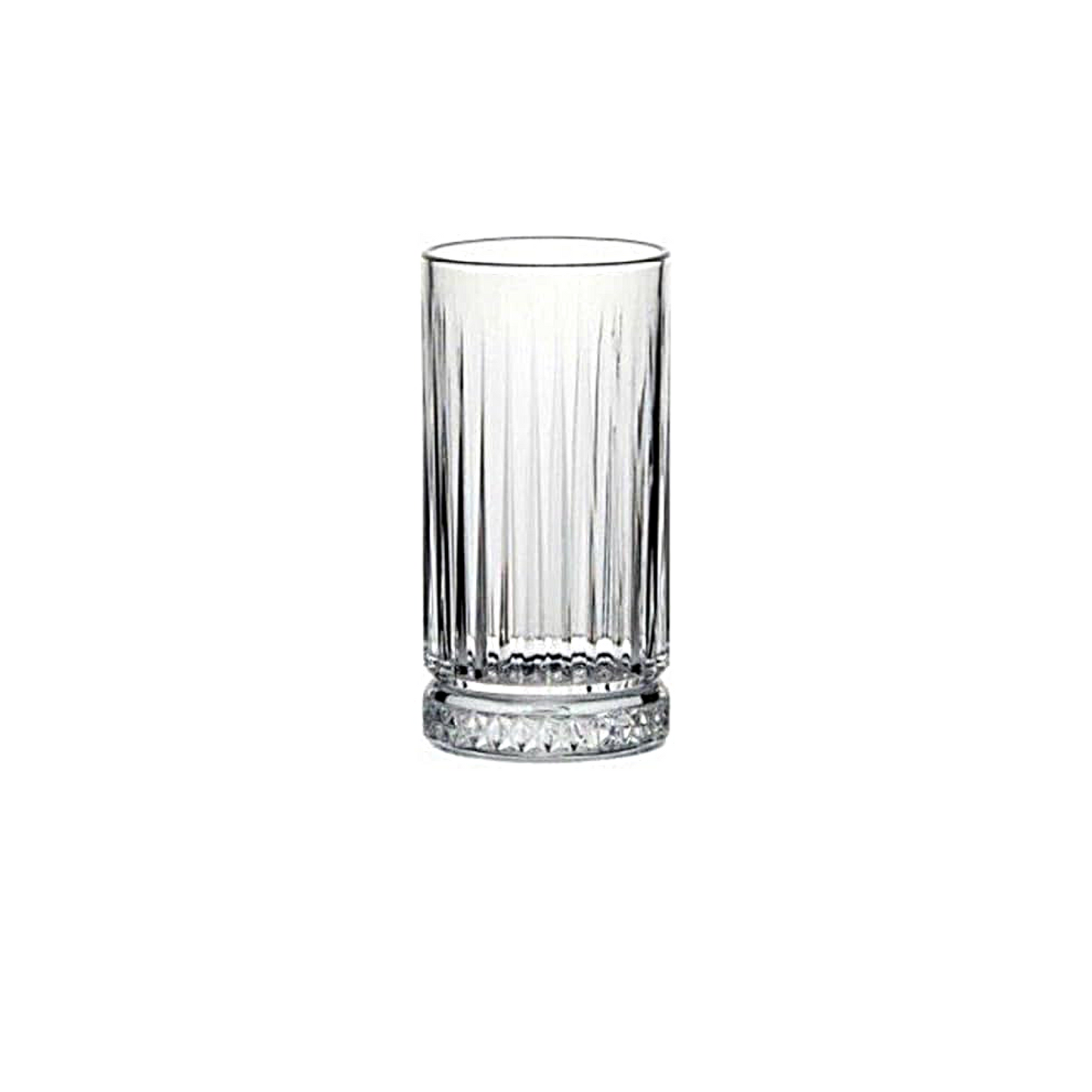 Pasabahce Elysia čaše 280 ml, pakiranje 4/1. Elegantne reljefne čaše za sok, vodu i bezalkoholna pića za restorane, hotele i kafiće.