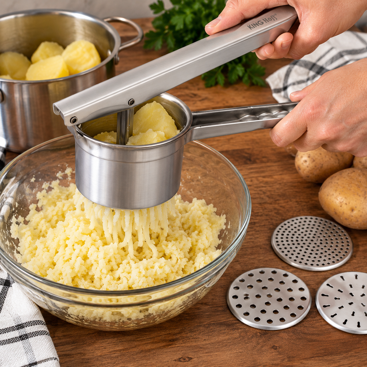 Gnječilica krumpira inox - Štrukapatata 🥔