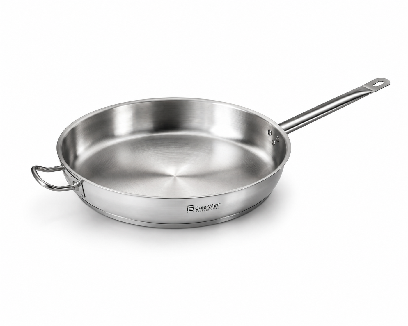 Profesionalne CaterWare inox tave od nehrđajućeg čelika 18/0, dostupne u više promjera i visina. Za restorane, hotele i profesionalne kuhinje.
