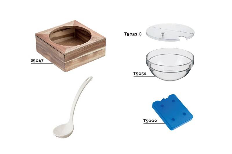 Buffet rashladni set za jogurt