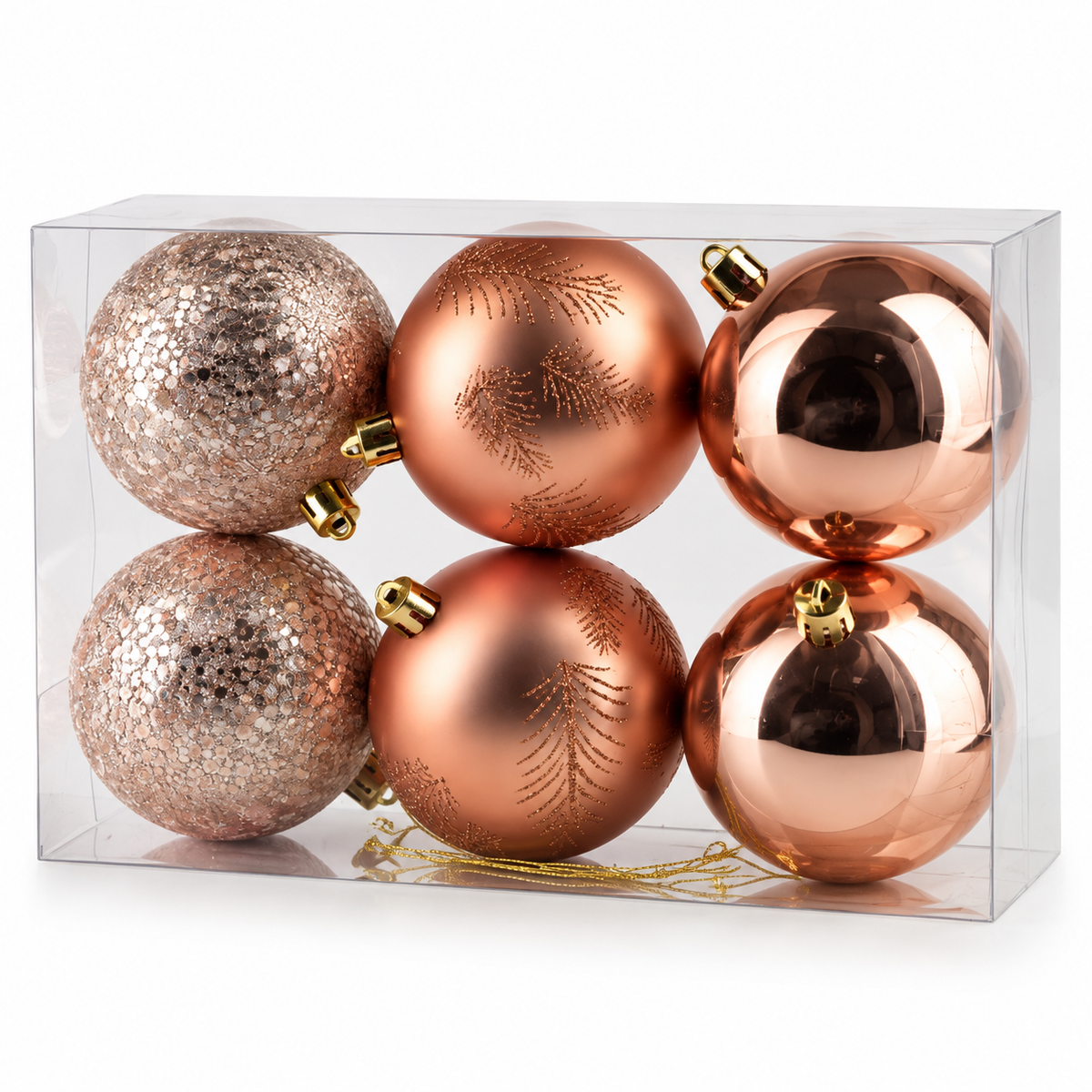 Božićne kuglice 8 cm – 6/1