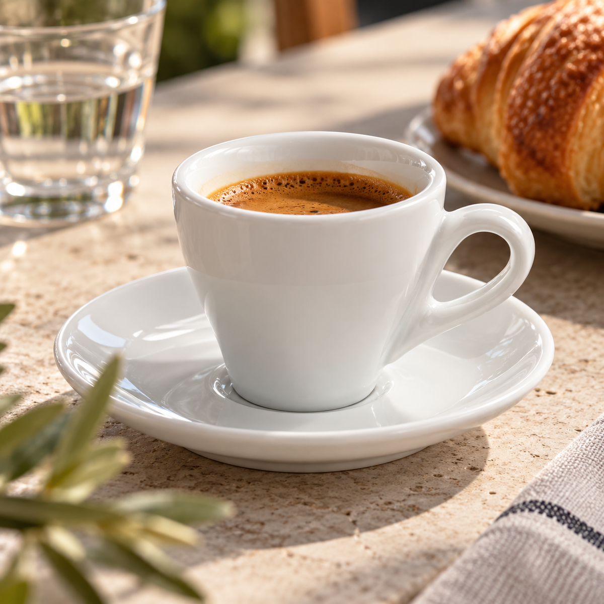 Šalica s tanjurićem Medri Breakfast 180 ml