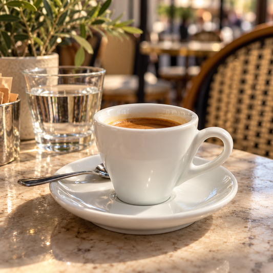 Šalica s tanjurićem Medri Breakfast 180 ml