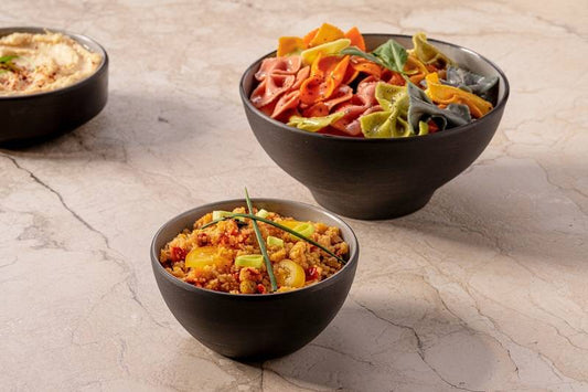 Tenerife Bowl 800 ml – melaminska zdjela, two-tone siva