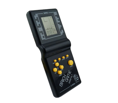 Tetris retro konzola, džepna igra Tetris, retro handheld konzola, Tetris igračka 9999 igara, retro igra za djecu, prijenosna konzola Tetris, retro igračka Split, mini konzola igre, poklon za geekove, Tetris konzola Hrvatska, retro igračke NIRS Split nirs