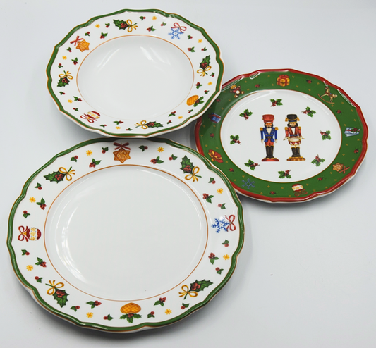 Božićni set 3 tanjura Silent Night 🎁