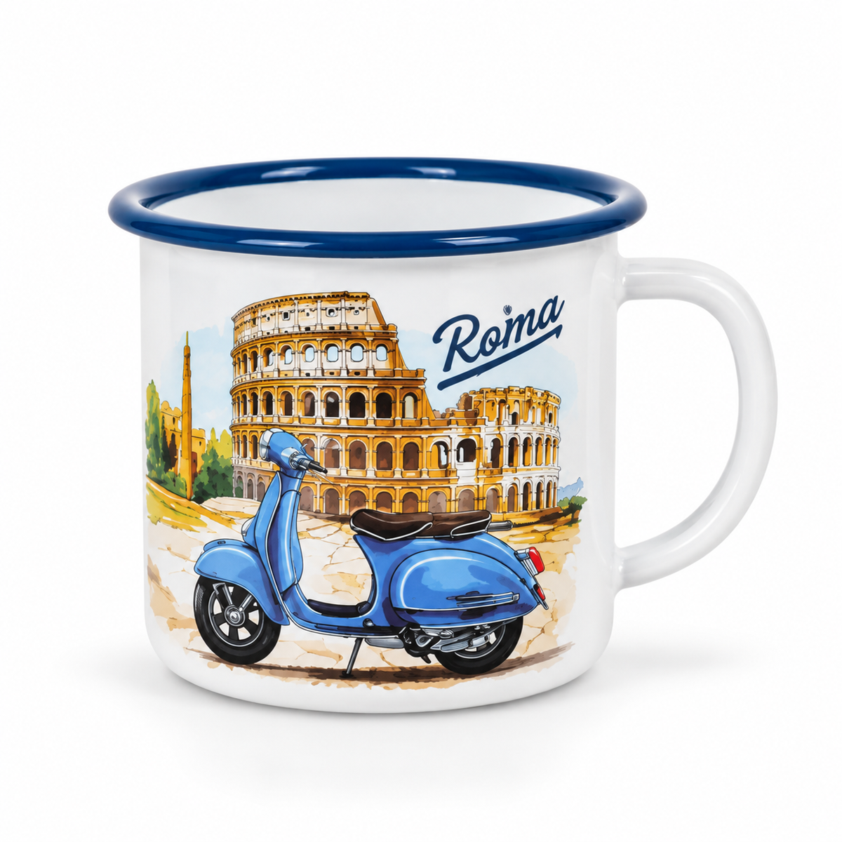 emajlirana šalica, Vespa šalica, šalica Vespa, espresso šalica, šalica za espresso, šalica 100 ml, mala šalica za kavu, retro šalica, vintage šalica, emajlirana šalica za kavu, šalica sa skuterom, šalica s motivom Vespe, šalica s motivom skutera, talijanski retro dizajn, retro espresso šalica, šalica za ristretto, šalica za macchiato, mala emajlirana šalica, emajlirano posuđe, šalica za caffe bar, ugostiteljske šalice, šalice za apartmane, šalice za hotele, retro ugostiteljska oprema, mediteranska šalica, p