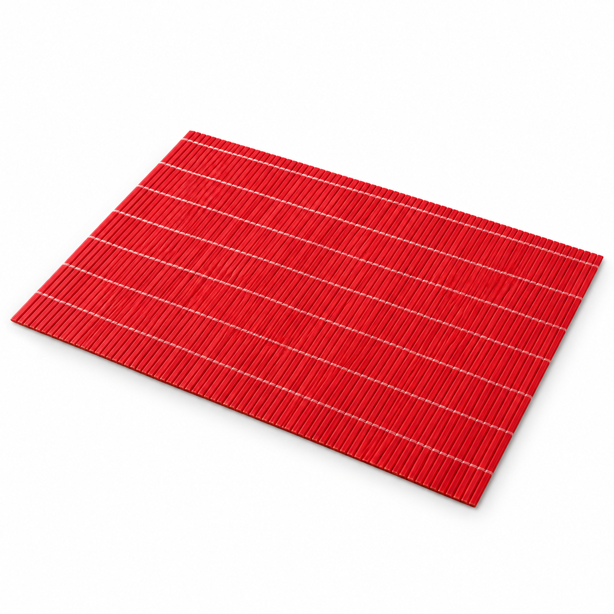 Set 2 bambus podmetača 45 × 30 cm crveno-rozi