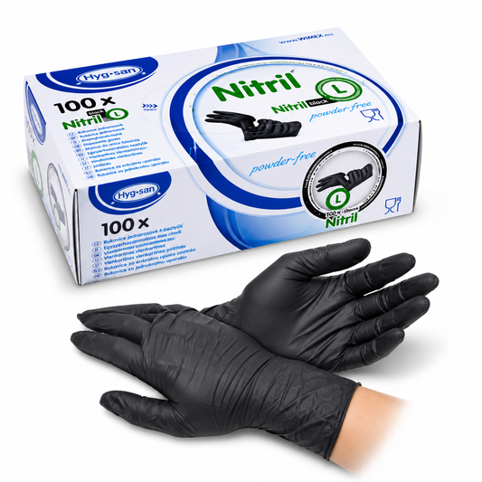 Wimex rukavice, Wimex nitrilne rukavice, Hyg-San rukavice, crne nitrilne rukavice, nitrilne rukavice, nitril rukavice, crne rukavice, rukavice za hranu, rukavice za kuhinju, rukavice za ugostiteljstvo, jednokratne rukavice, rukavice bez pudera, nitrilne rukavice bez pudera, crne rukavice bez pudera, rukavice 100 kom, nitrilne rukavice 100 kom, rukavice veličina S, nitrilne rukavice S, nitrilne rukavice M, nitrilne rukavice L, profesionalne rukavice, kuharske rukavice, rukavice za kuhare, rukavice za restora