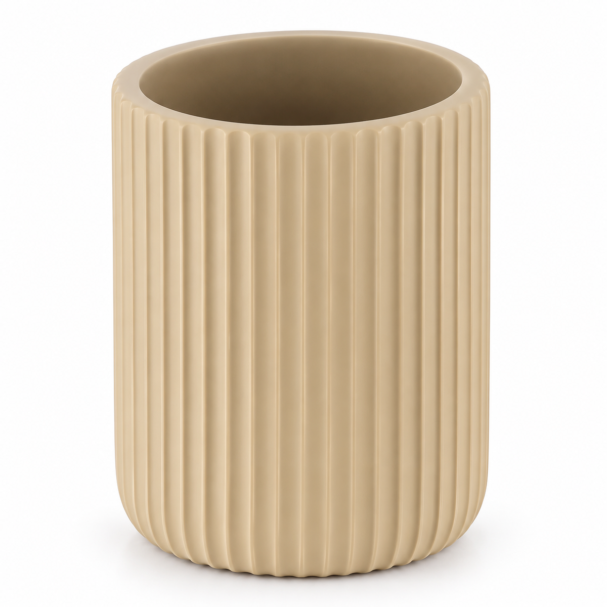 čaša za četkice za zube, kupaonska čaša, Tendance Latina, Tendance čaša, taupe kupaonska čaša, čaša od poliresina, poliresin kupaonski dodaci, držač četkica za zube, držač za četkice, kupaonski organizator, rebrasta kupaonska čaša, bež kupaonska čaša, sivo bež kupaonski dodaci, kupaonska galanterija, pribor za kupaonicu, moderna kupaonica, minimalistička kupaonica, kupaonski set, dekoracija kupaonice, čaša za pastu za zube, oprema za apartmane, kupaonska oprema za hotele, hotelska kupaonska galanterija, opr