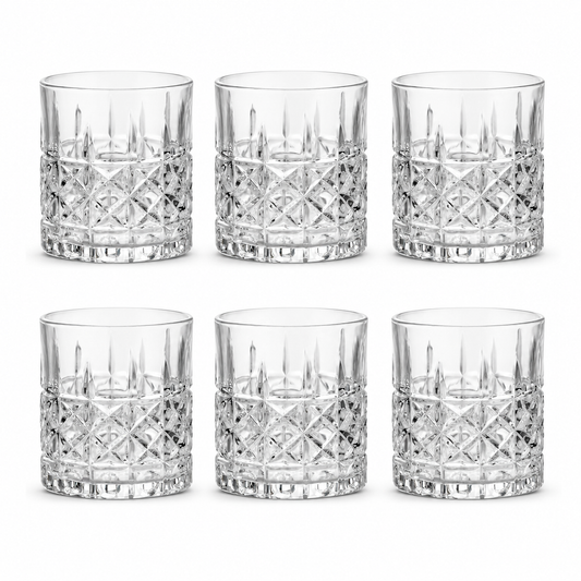 čaše za viski 275 ml, set 6 čaša, staklene čaše, La Mediterránea, TRIKUA, čaše za bourbon, čaše za rum, čaše za gin tonic, čaše za koktele, reljefne čaše, kristalni izgled, barske čaše, ugostiteljske čaše, čaše za restoran, čaše za hotel, čaše za kafić, premium staklene čaše, čaše za vodu, čaše za sok, moderno staklo, profesionalna ugostiteljska oprema, čaše Split, ugostiteljska oprema Dalmacija, kvalitetne čaše, elegantne čaše, čaše za whisky, set čaša za piće, čaše za posluživanje, stakleni set 6 kom, NIR
