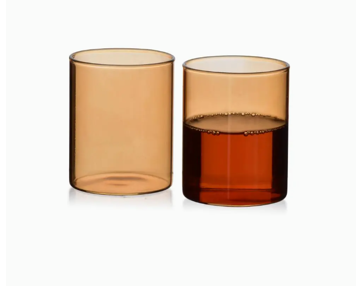 čaše za vodu, čaše za sok, čaše od borosilikatnog stakla, moderne čaše, staklene čaše set, Romane čaše, čaše boje meda, elegantne čaše, čaše za koktele, čaše za kućanstvo, posuđe za dom, dekorativne čaše, kuhinjski pribor, premium čaše, staklene čaše 280 ml, Mondex Allesken, home &amp; living, poklon za dom, nirs.hr