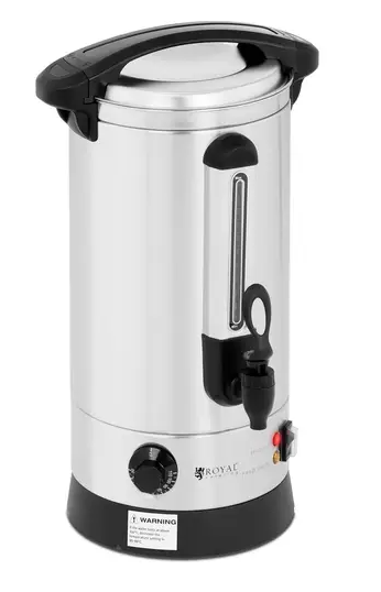 aparat za toplu vodu Split, dozator tople vode 8.7L, kuhalo za čaj i kavu ugostiteljstvo, termos za tople napitke Dalmacija, grijač vode za čaj i vino, royal catering dozator, bojler za kuhano vino Split, oprema za evente i sajmove, ugostiteljska oprema Split, kuhalo za vodu inox, kuhalo za bife stol, nirs.hr narudžba online