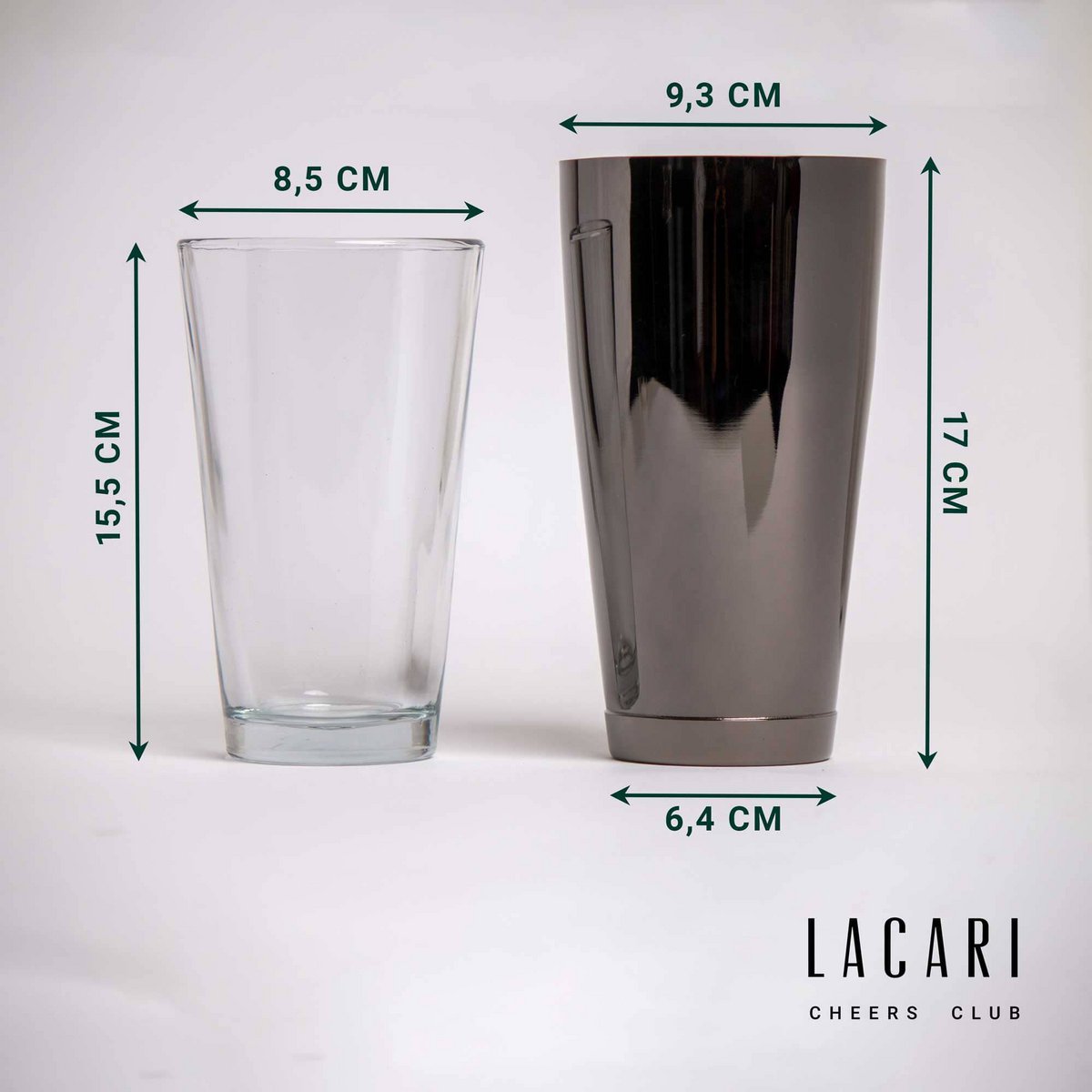 Boston shaker 700ml Lacari