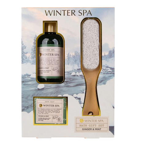 bath set winter spa, accentra winter spa, poklon set za kupanje, set za tuširanje i kupku, spa set ginger mint, wellness poklon set, spa set za žene, spa set za muškarce, set za njegu tijela, zimski spa set, gel za tuširanje set, sol za kupanje set, plovućac za stopala set, spa gift set accentra, wellness set za poklon, spa set ginger i menta, spa set zelena zlatna, spa set hrvatska, spa set split, spa set s mirisom mente, spa set đumbir menta, set za opuštanje kupka, spa set za darivanje, spa set za božić,
