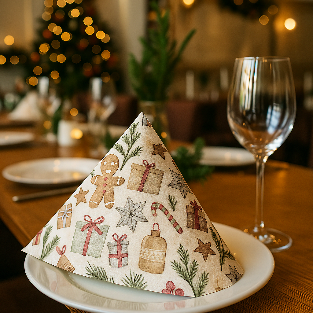 božićne salvete, salvete za stol, blagdanski stol, božićna dekoracija, papirnate salvete, vintage salvete, božićni motivi, dekor za restoran, dekor za kafić, blagdanski ukrasi, božićni party, premium salvete, troslojne salvete, nirs božićne salvete