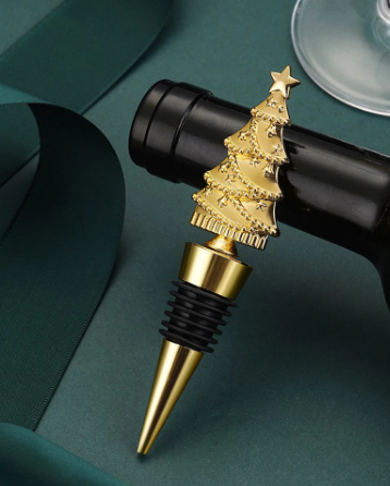 🍷 Metalni čep za vino – božićni motivi (3 modela)