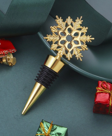 🍷 Metalni čep za vino – božićni motivi (3 modela)