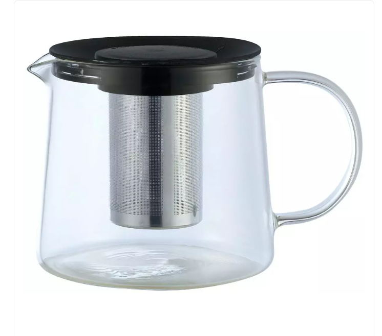 Čajnik s infuzerom od stakla 1 L – KINGHOFF 🍵