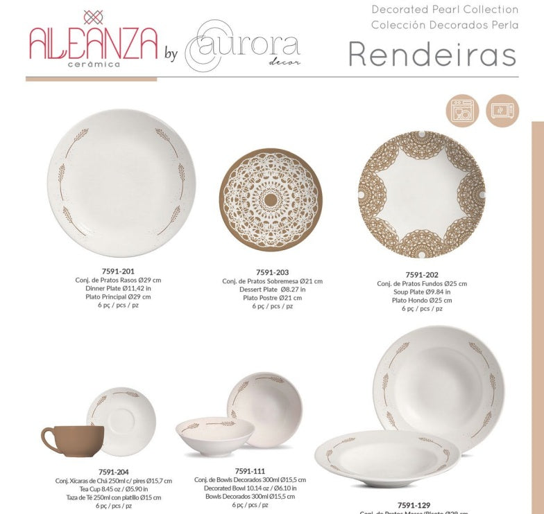 Tanjur Rendeiras by Alleanza - 21 cm