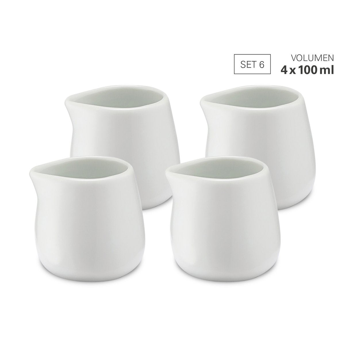 Set 4 vrča za mlijeko ili umak