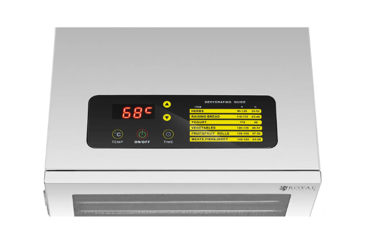 Dehidrator hrane – 800 W, 12 rešetki – Royal Catering