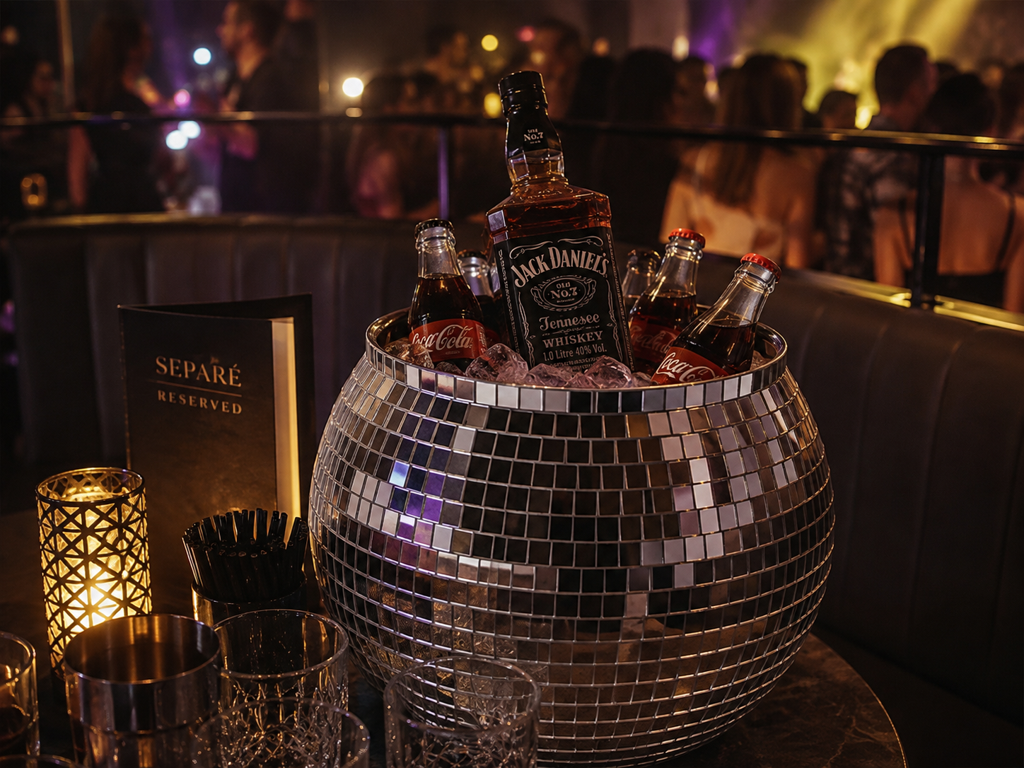 Disco posuda za led Mikamax 11 L za do 4 boce. Atraktivna zrcalna kibla za barove, restorane, klubove, beach barove i bottle service.