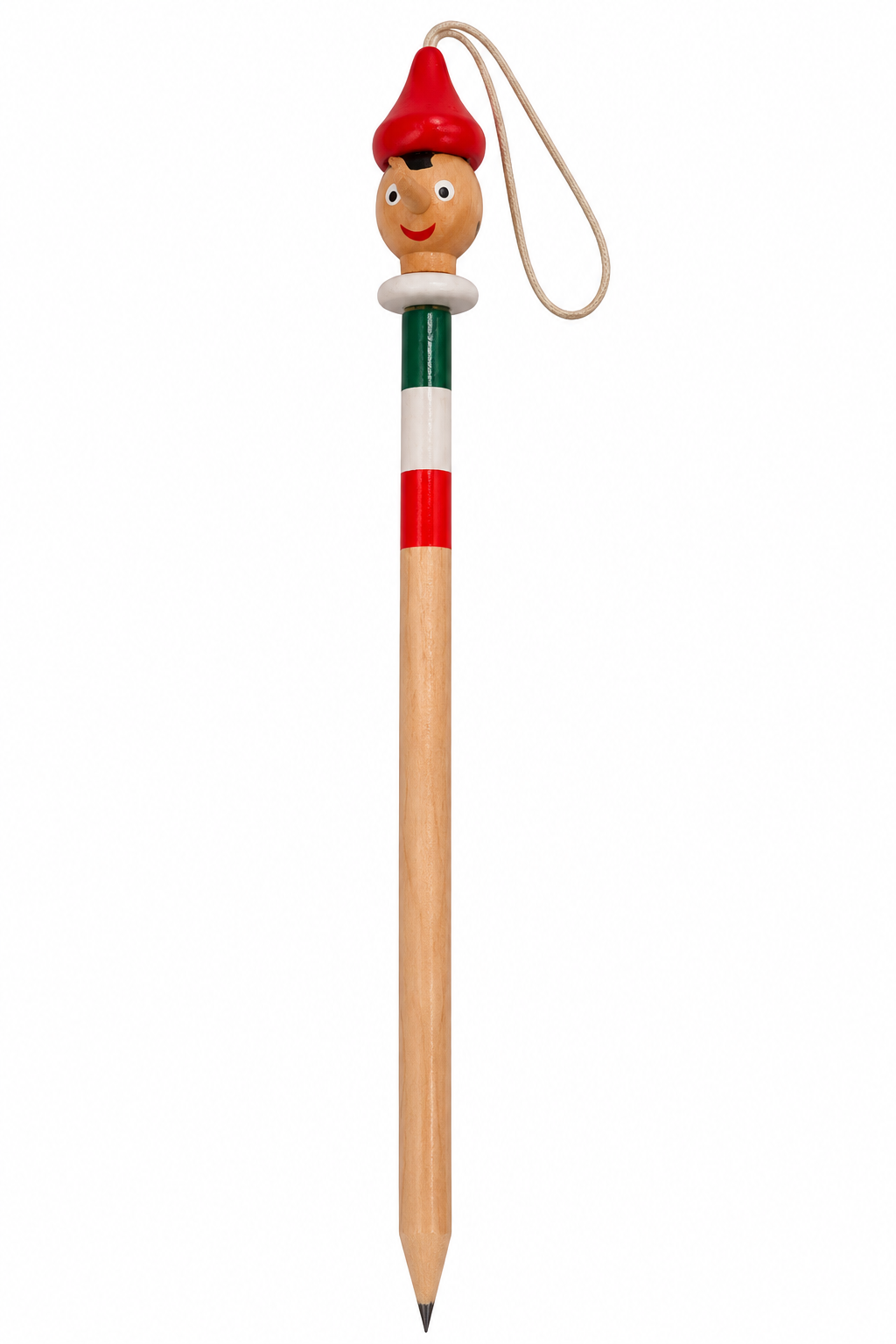 drvena olovka Pinokio, Pinokio olovka, drveni Pinokio, olovka s figuricom, dekorativna olovka, drvena olovka, Pinocchio dekoracija, Pinokio suvenir, drveni suvenir, originalni suveniri, vintage olovka, retro školski pribor, drvene dekoracije, dekoracija s Pinokijem, bajkoviti motivi, mali pokloni, simbolični pokloni, ideje za poklone, poklon za ljubitelje bajki, poklon za djecu, božićni poklon, poklon za čizmicu, božićne sitnice, ukras za radni stol, suveniri Split, pokloni Split, dekoracije Dalmacija, webs