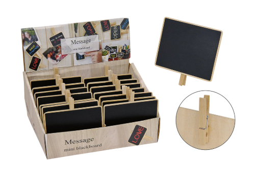 drvena pločica za natpise, pločica s kopčom, mini tabla za jela, oznake za buffet stol, oznake za hranu, dekoracija za restoran, ugostiteljska oprema, chalkboard natpisi, poruke kredom, message board, NIRS horeca oprema