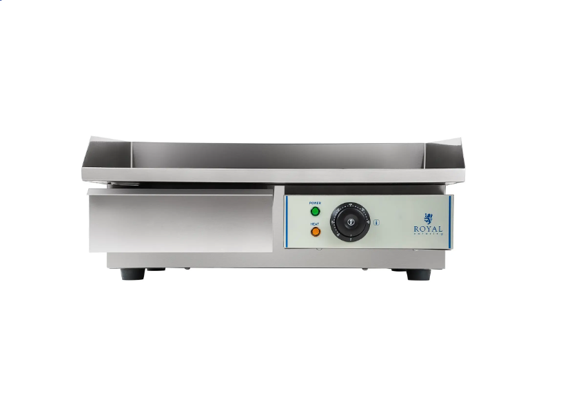 Električni roštilj s glatkom pločom 55 cm – Royal Catering 3.0 kW 🔥